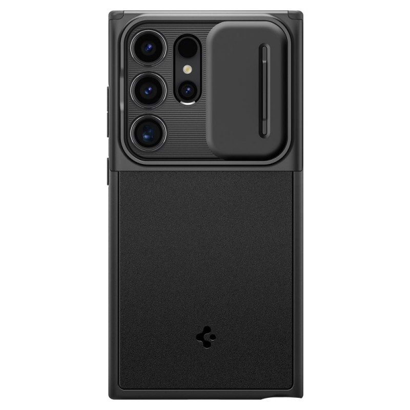 Spigen Optik Armor Hülle für Samsung Galaxy S24 Ultra, Schwarz