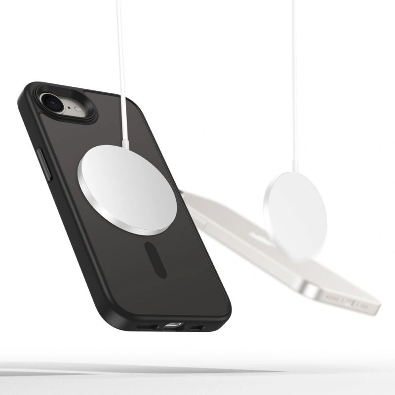 Tech-Protect Magmat MagSafe Hülle für Apple iPhone 17e / 16e, Mattschwarz