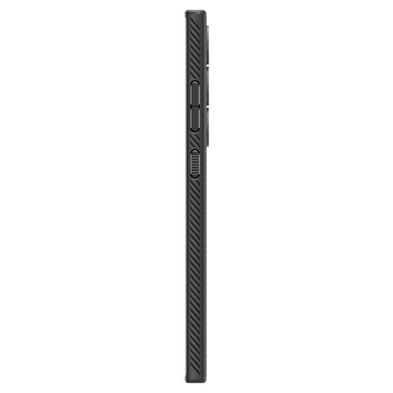 Spigen Liquid Air Hülle für Samsung Galaxy S24 Ultra, Mattschwarz