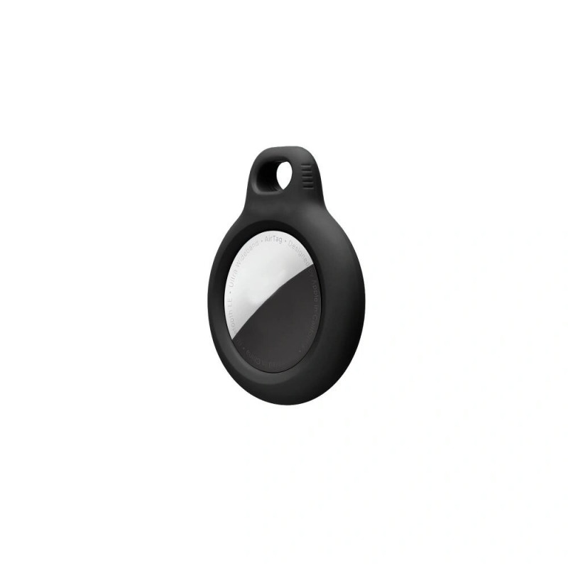 Tech-Protect Rough Chain Schlüsselanhänger-Hülle für Apple AirTag, Schwarz (2 Stk.)