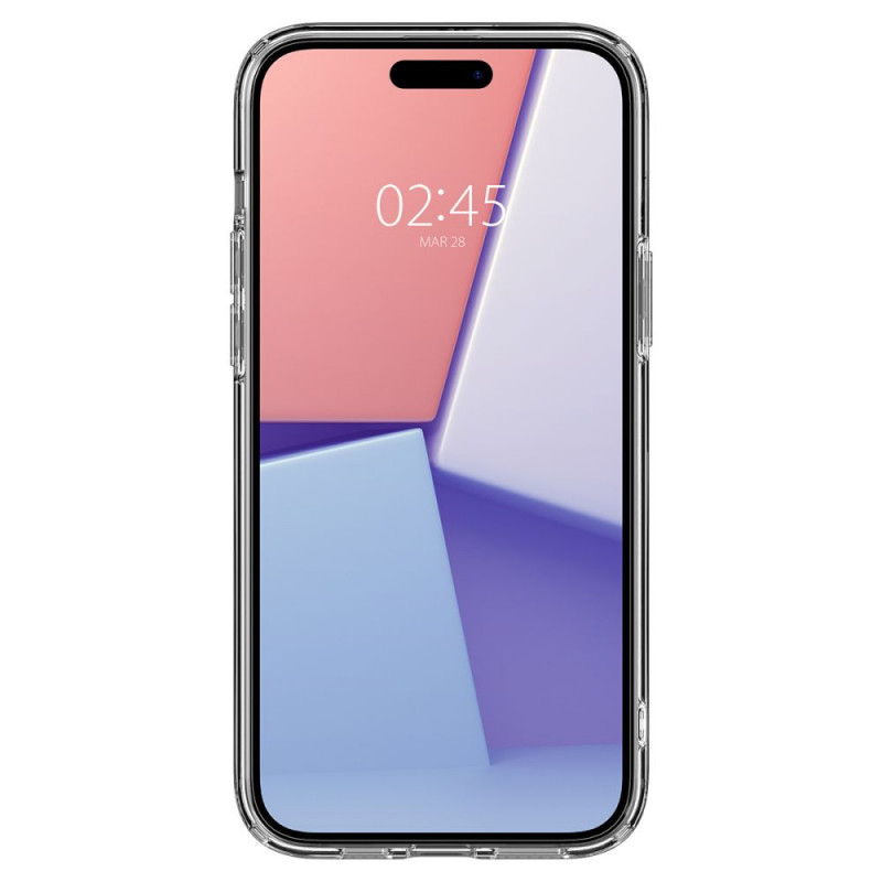 Spigen Ultra Hybrid Mag Hülle mit MagSafe für Apple iPhone 15, Weiß