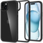 Spigen Ultra Hybrid Hülle für Apple iPhone 15, Mattschwarz