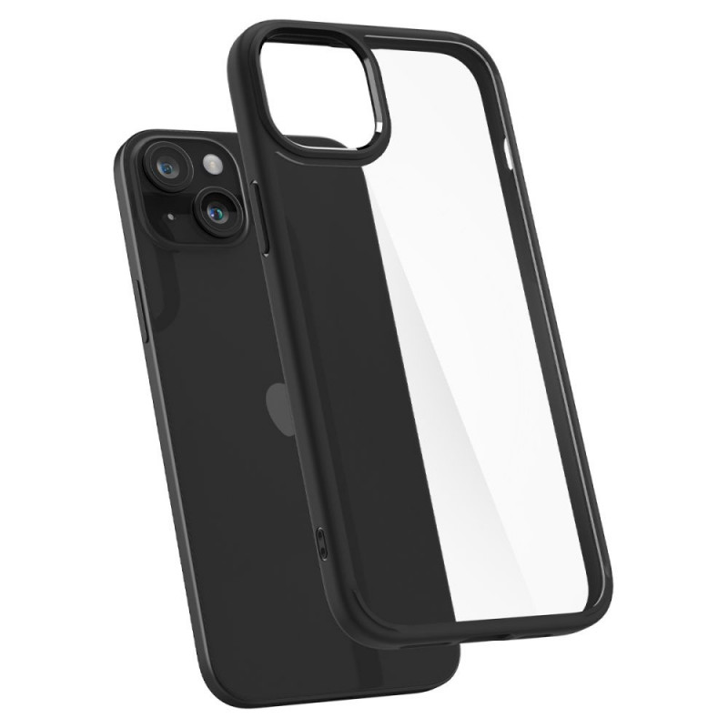 Spigen Ultra Hybrid Hülle für Apple iPhone 15, Mattschwarz