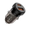 Tech-Protect CC03 2-Port Kfz-Ladegerät USB-A / USB-C, PD 30W / QC 3.0, Schwarz