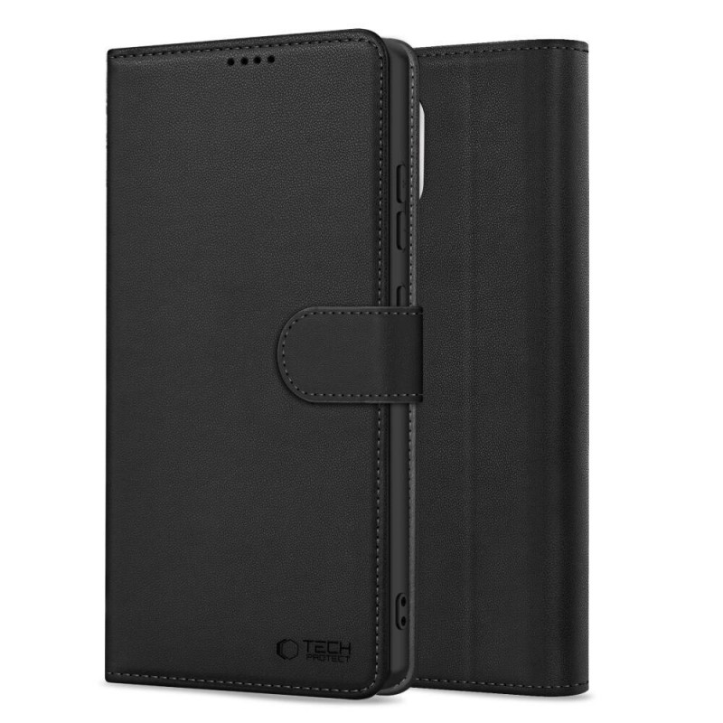 Tech-Protect Wallet Case für Xiaomi POCO X7 Pro 5G, Schwarz