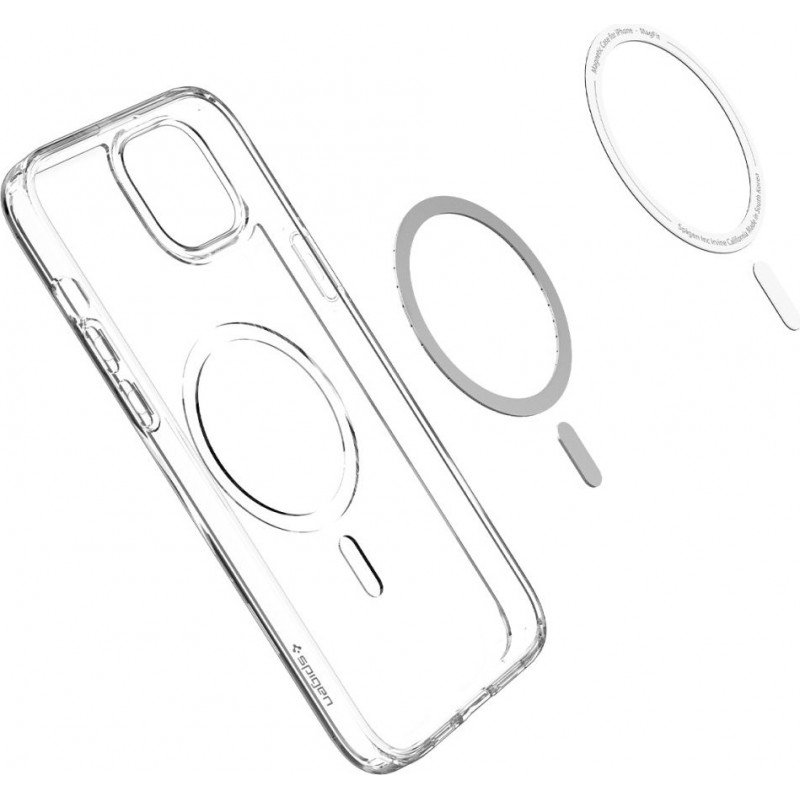 Spigen Ultra Hybrid Mag (ACS05048) MagSafe-Hülle für Apple iPhone 14, Weiß