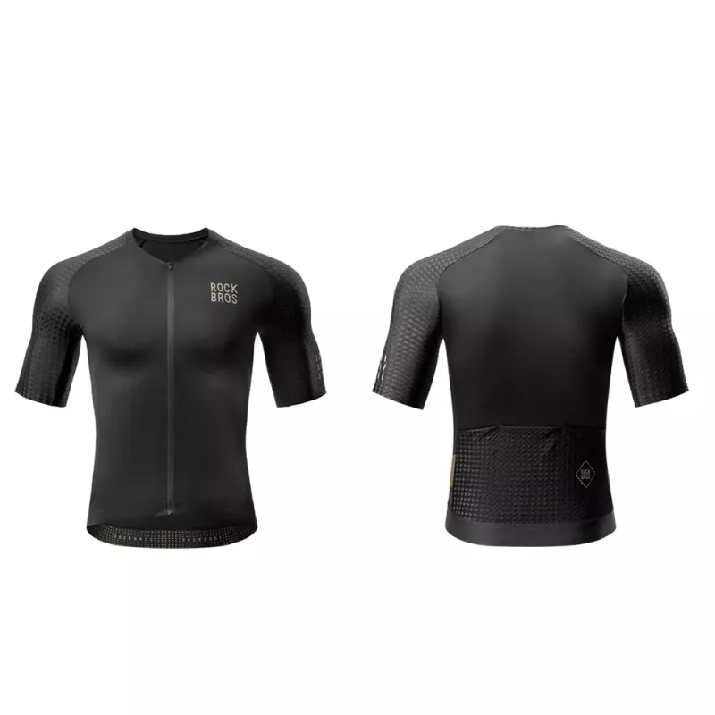 Rockbros YDDX011 Diamond Kurzarm-Radtrikot, Größe L, schwarz