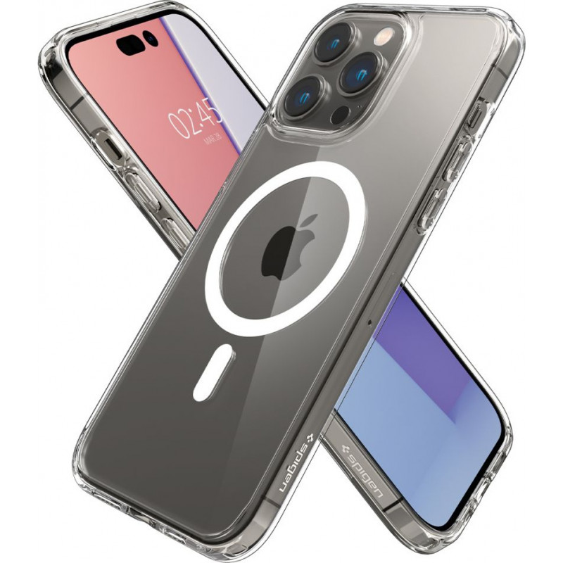 Spigen Ultra Hybrid Mag (ACS04969) MagSafe-Hülle für Apple iPhone 14 Pro, Weiß