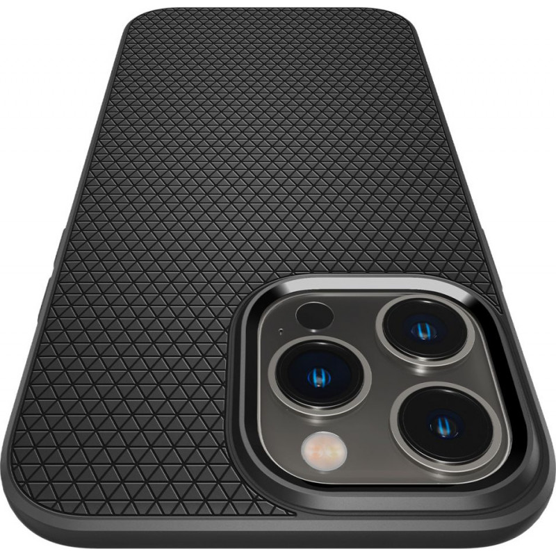 Spigen Liquid Air (ACS04957) Hülle für Apple iPhone 14 Pro, Mattschwarz