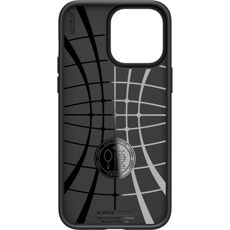Spigen Liquid Air (ACS04957) Hülle für Apple iPhone 14 Pro, Mattschwarz