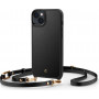 Spigen Cyrill Classic Charm Mag (ACS04948) MagSafe-Hülle mit Band für Apple iPhone 14 Plus / 15 Plus, Schwarz