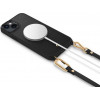 Spigen Cyrill Classic Charm Mag (ACS04948) MagSafe-Hülle mit Band für Apple iPhone 14 Plus / 15 Plus, Schwarz