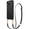 Spigen Cyrill Classic Charm Mag (ACS04948) MagSafe-Hülle mit Band für Apple iPhone 14 Plus / 15 Plus, Schwarz