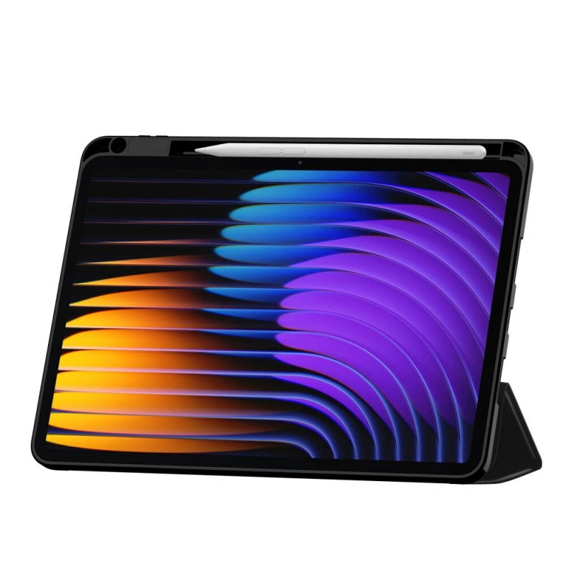 Tech-Protect SmartCase Pen Tablet-Hülle für Xiaomi Pad 8 / 8 Pro / 7 / 7 Pro, Schwarz