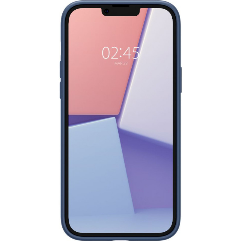 Spigen Silicone Fit Mag (ACS04921) MagSafe-Hülle für Apple iPhone 14 Plus / 15 Plus, Navy Blue