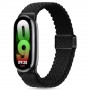 Tech-Protect Nylonmag Armband für Xiaomi Smart Band 8 / 9 / NFC, Schwarz