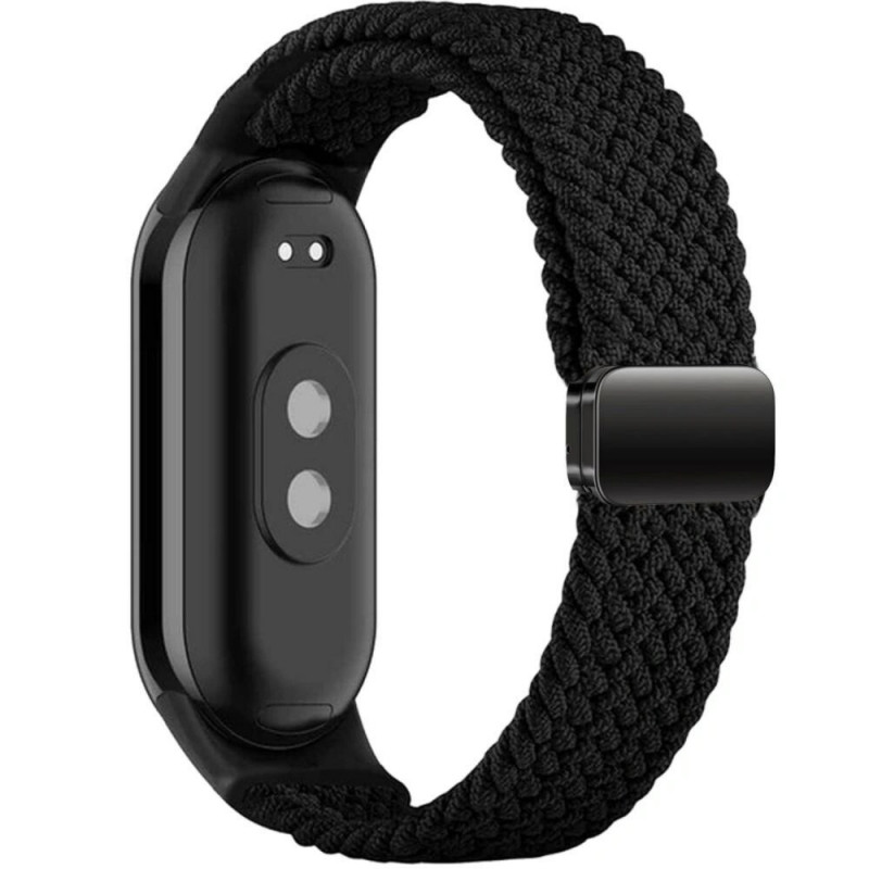 Tech-Protect Nylonmag Armband für Xiaomi Smart Band 8 / 9 / NFC, Schwarz