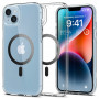 Spigen Ultra Hybrid Mag (ACS04904) MagSafe-Hülle für Apple iPhone 14 Plus / 15 Plus, Carbon Fiber