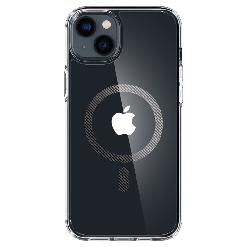 Spigen Ultra Hybrid Mag (ACS04904) MagSafe-Hülle für Apple iPhone 14 Plus / 15 Plus, Carbon Fiber