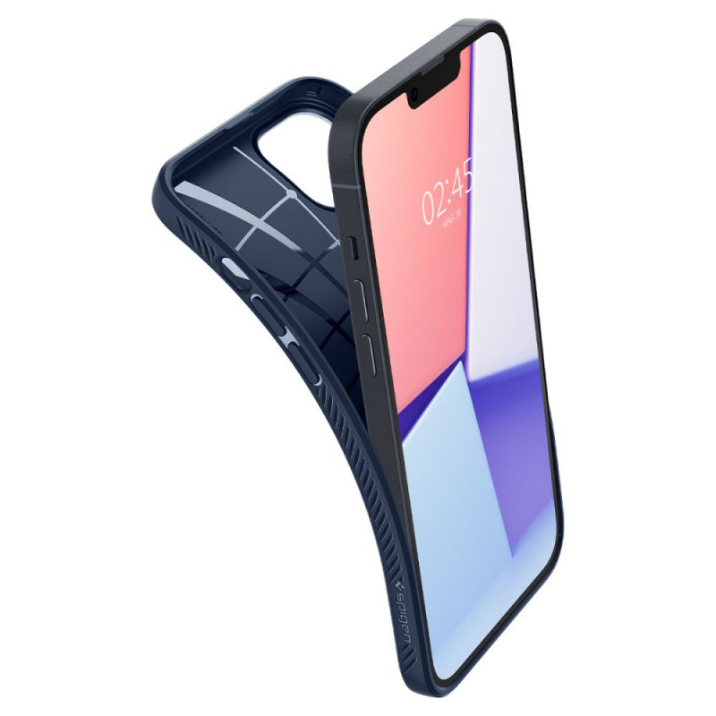 Spigen Liquid Air Apple iPhone 14 Plus / 15 Plus Hülle, Navy Blue