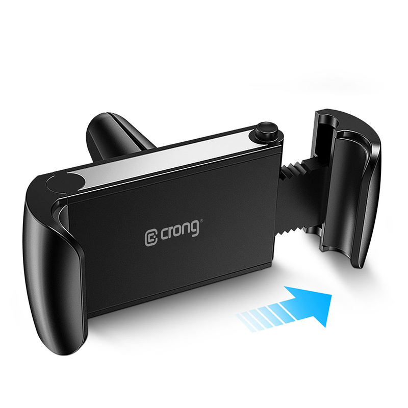 Crong Universal Smart Kfz-Halterung für 4 - 6,5 Zoll Smartphones, schwarz