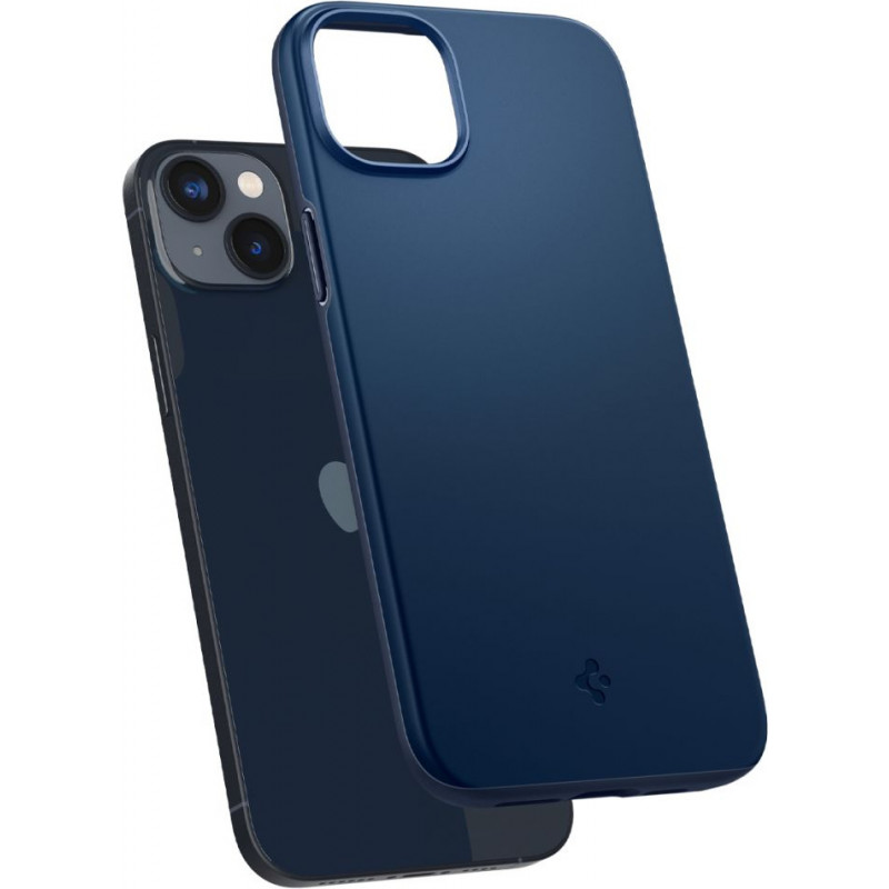 Spigen Thin Fit Apple iPhone 14 Plus / 15 Plus Hülle, Navy Blue