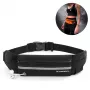 Wozinsky WRBBK1 erweiterbarer Laufgürtel Bauchtasche, schwarz