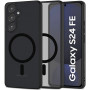 Tech-Protect Magmat MagSafe THP3460 Hülle für Samsung Galaxy S24 FE, Mattschwarz