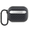 BMW BMAPWMPUCA2 Carbon Double Metal Logo Hülle für Apple AirPods Pro, schwarz