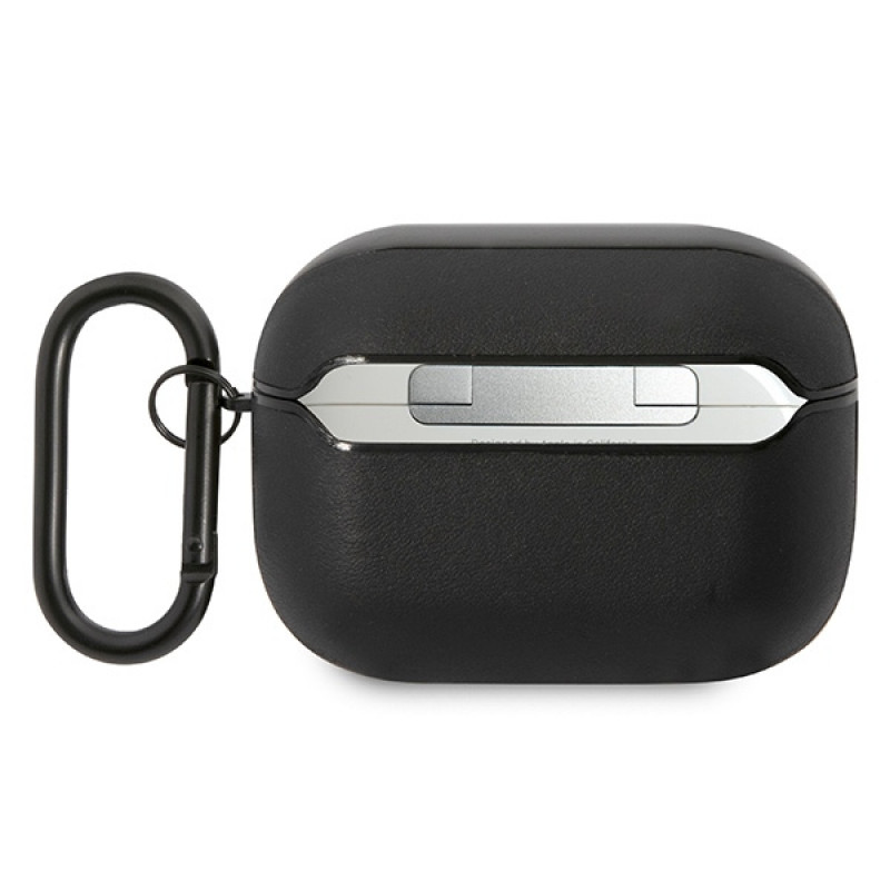 Mercedes-AMG AMAPSLWK Apple AirPods Pro Hülle AMG Leather Big Logo, Schwarz