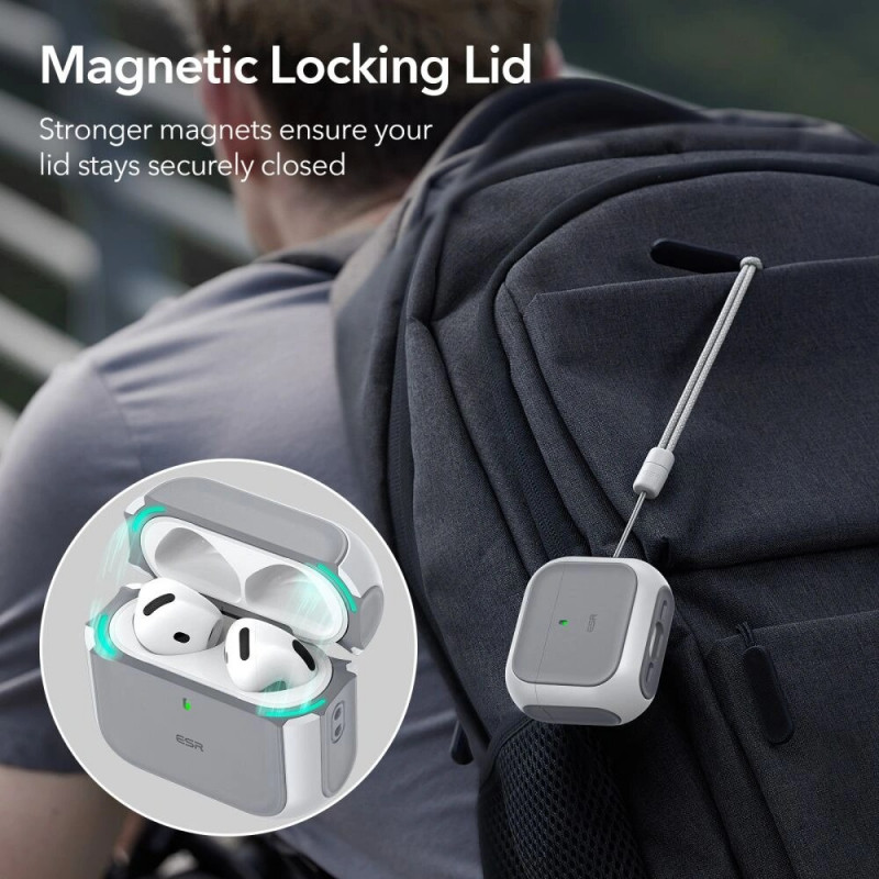 ESR Orbit HaloLock MagSafe Hülle für Apple AirPods 4, Weiß