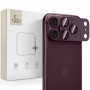 Tech-Protect Camfull Fit+ Apple iPhone 18 Pro Max Kameraglas-Schutz, Burgundy