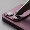 Tech-Protect Camfull Fit+ Apple iPhone 18 Pro Kameraglas-Schutz, Burgundy