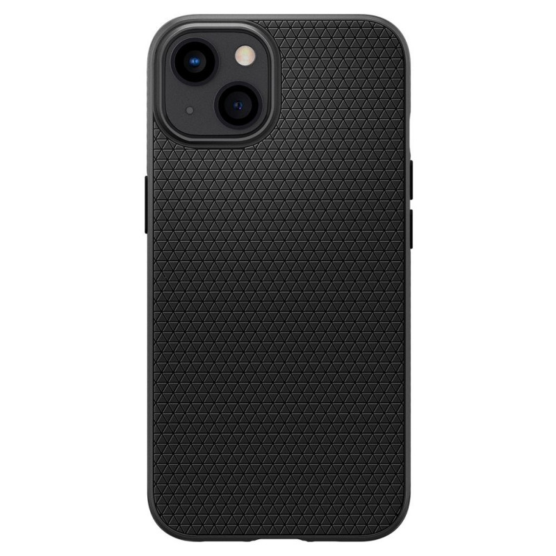Spigen Liquid Air Apple iPhone 13 Hülle, Mattschwarz