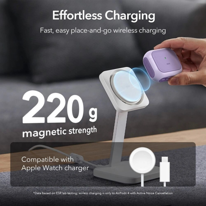ESR Orbit HaloLock MagSafe Hülle für Apple AirPods 4, Lila