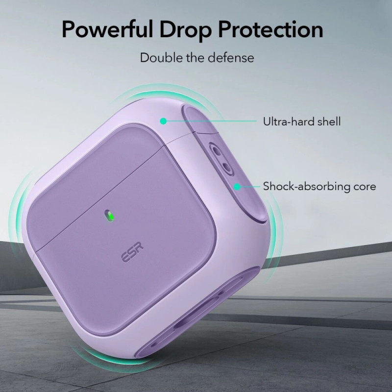 ESR Orbit HaloLock MagSafe Hülle für Apple AirPods 4, Lila