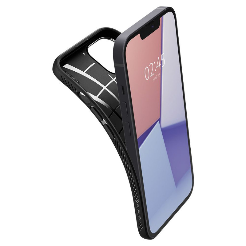 Spigen Liquid Air Apple iPhone 13 mini Hülle, Mattschwarz
