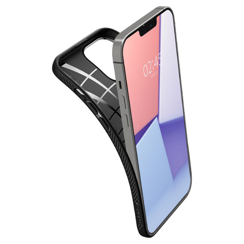 Spigen Liquid Air Apple iPhone 13 Pro Hülle, Mattschwarz