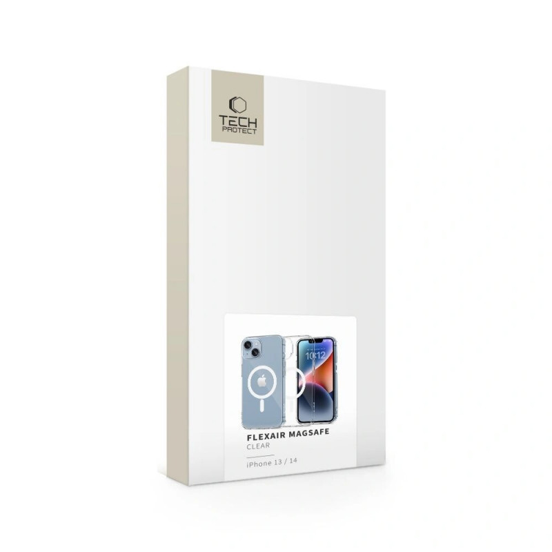 Tech-Protect FlexAir MagSafe Hülle für Apple iPhone 13 / 14, Clear