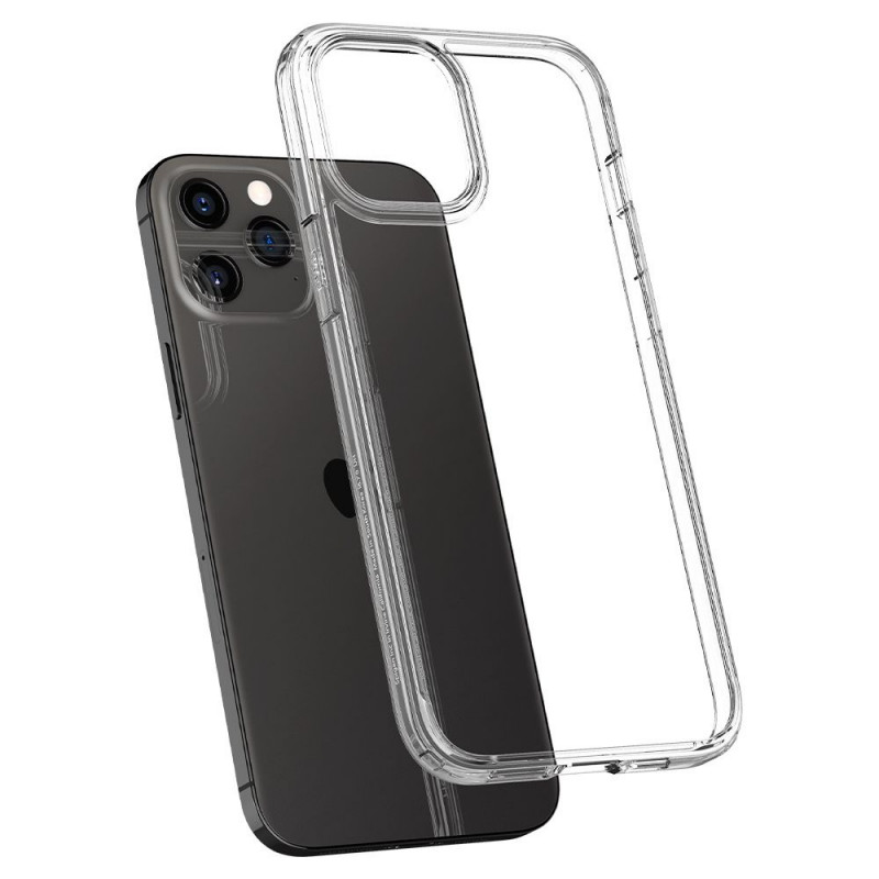 Spigen Ultra Hybrid Hülle für Apple iPhone 12 / 12 Pro, Crystal Clear
