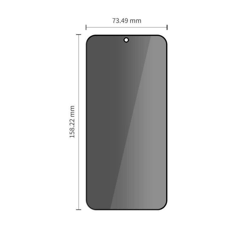 Tech-Protect Glass Spy+ Sichtschutz-Panzerglas für Samsung Galaxy A37 / A57 5G / S25 FE (2 Stk.)