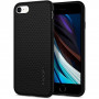 Spigen Liquid Air Hülle für Apple iPhone SE 2022 / SE 2020 / 8 / 7, Schwarz