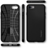 Spigen Liquid Air Hülle für Apple iPhone SE 2022 / SE 2020 / 8 / 7, Schwarz