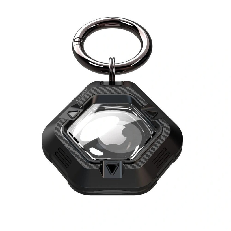 Tech-Protect Defense Hülle für Apple AirTag 1/2, Schwarz