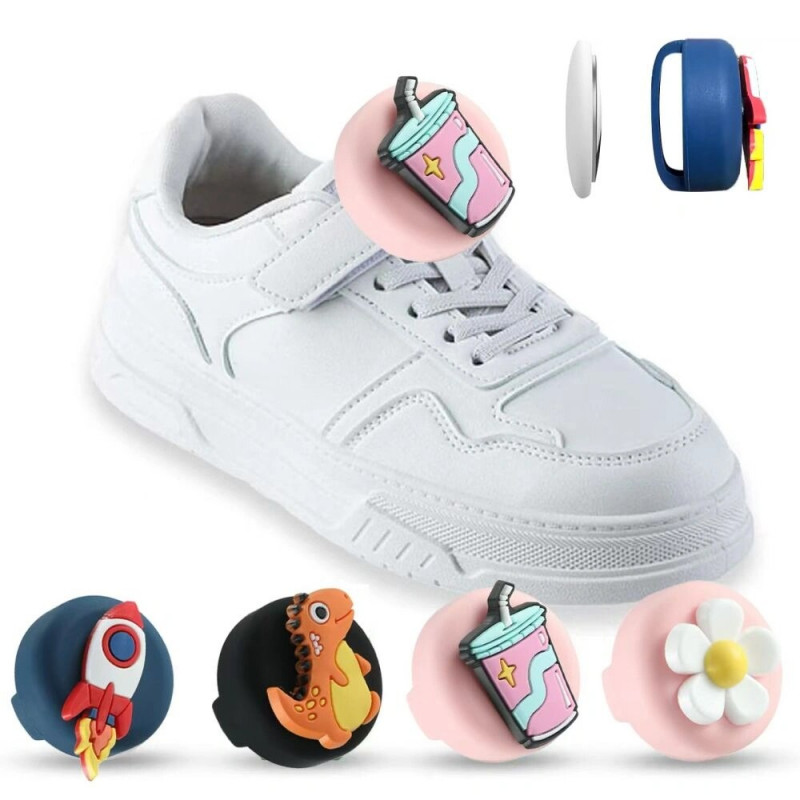 Tech-Protect Smooth For Kids Silikonhülle für Apple AirTag 1 / 2, bunt (4 Stk.)