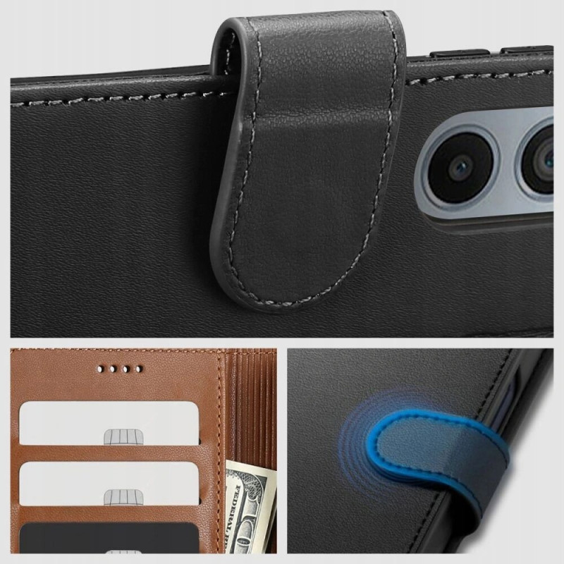 Tech-Protect Wallet Case für Samsung Galaxy A16 4G / 5G, Schwarz