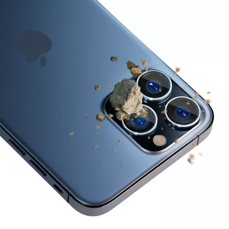 3MK Lens Protection Pro Kameraobjektivglas für Apple iPhone 15 Plus, alpine green