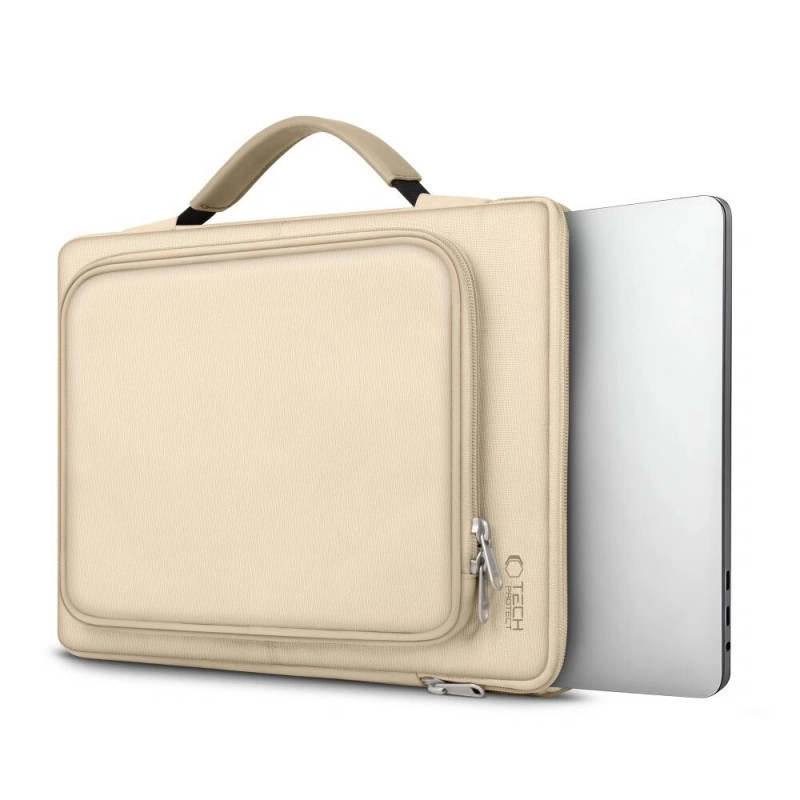 Tech-Protect Basic Bag Laptoptasche 15-16", Desert Beige