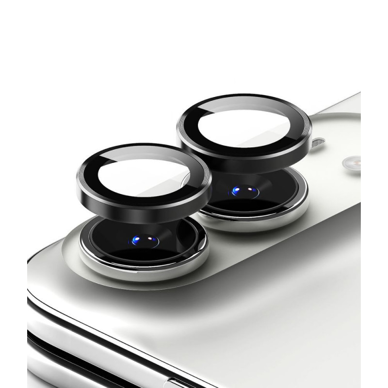 Ringke Camera Frame RGK12086 Kamerobjektivschutz für Apple iPhone Duo (2 Stk.), Schwarz
