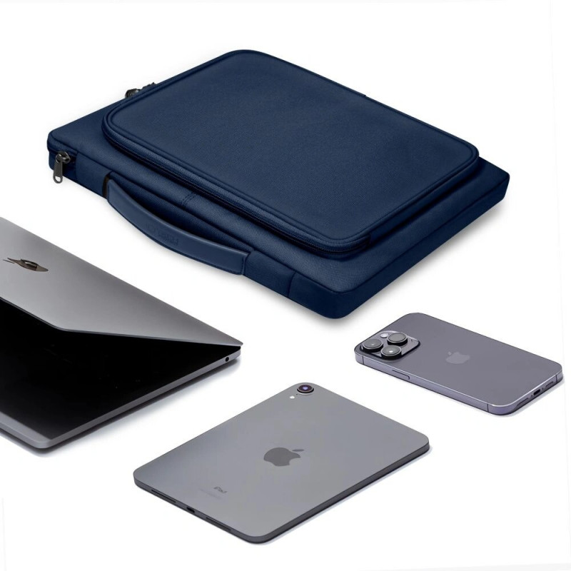 Tech-Protect Basic Bag Laptoptasche 13-14", Navy Blue